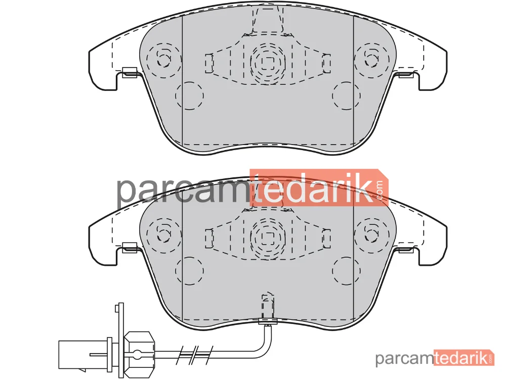 VALEO 670996 | Fren Balatası — Audi A5, Audi A4 B8, Audi A5 Cabrio